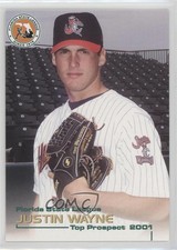 2001 Grandstand Florida State League Top Prospects Justin Wayne Rookie RC
