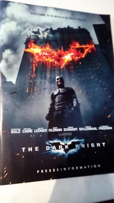 The Dark Knight Film 2008, Presseinformation, 32 Seiten DIN A4, nicht zu kaufen - Bild 1 von 4