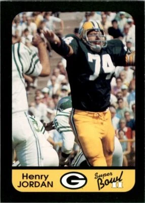 1991 Super Bowl II 25th Anniversary #39 Henry Jordan HOF RARE Packers / Virginia - Image 1 of 3