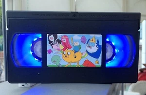 Adventure Time Childrens VHS Night Light, Desk Lamp, Bedroom Lamp, Kids, Gift - Picture 1 of 12