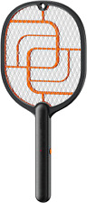 Electric Fly Swatter, 3000V Battery Powered Handheld Fly Zapper, 3-Layer Protect