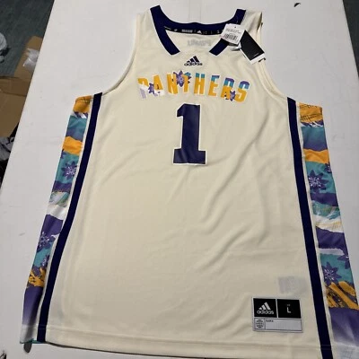 Nueva camiseta grande Adidas #1 Cream Prairie View A&M Panthers negra Excellence para hombre Foto 1 de 4