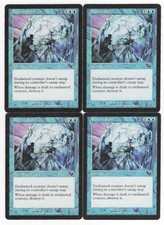 Magic the Gathering MTG Scourge Frozen Solid Cards by Glen Angus X4