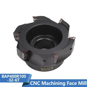 BAP400R 100-32 6 Flute CNC Face Milling Tool Cutter Shell + 10Pcs APMT1604PDER - Picture 1 of 8