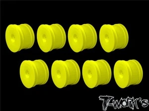 Rueda trasera amarilla TWorks TE-218CY8 1/10 2,2 12 mm hexagonal - 8 piezas - Imagen 1 de 1