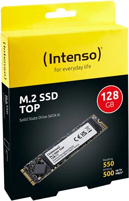 Intenso SSD M.2 2280 interne Festplatte Top Performance 3D Nand 128GB - Bild 1 von 2