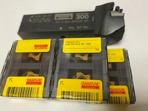 SANDVIK 3-80-101112-8-M5 4325 10 piezas + QS-3-80LL252531-10C 1 pieza - Imagen 1 de 8