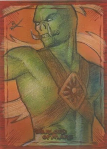 Warlord of Mars - Brandon Kenney "Tars Tarkas" Sketch Card (a) - Foto 1 di 1