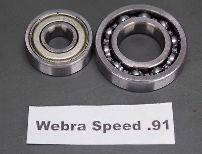 Hochwertiger Kugellagersatz  für WEBRA Speed .91 - Bild 1 von 2