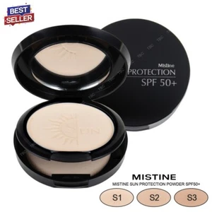 Mistine Powder Foundation Sun Protection SPF 50+ Makeup Face Skin White /3 Shade - Picture 1 of 13