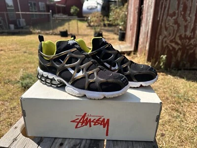 Size 8.5 - Nike Stussy x Air Zoom Spiridon Kukini Black - Image 1 of 4