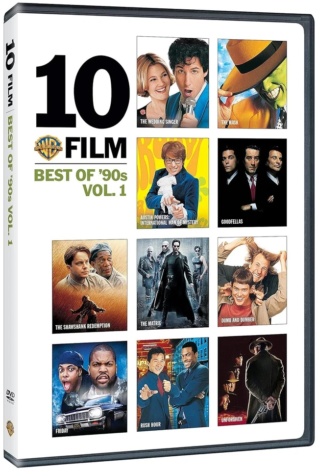 📼 Best of the 90s: 10-Film Collection Vol. 1 (DVD) | Classics • Comedy • Action - Image 1 of 1