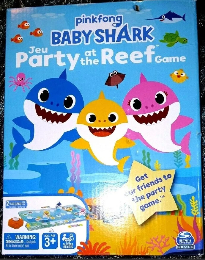 Baby Shark Party at the Reef Boardgame New in Box great for young Children - Image 1 of 4