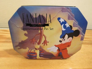 Set 6 spille commemorative vintage Disney Fantasia 1940-1995 con scatola - Foto 1 di 16