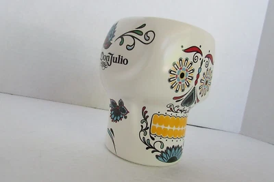 Don Julio Skull Tequila Glass x 1 Yellow Day of The Dead Ceramic mug cup-RARE - Image 1 of 4