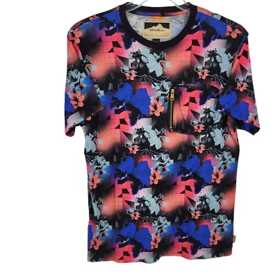 Eddie Bauer X Christopher Bevans Cool Breeze T-Shirt Small Zip pocket Foto 1 de 4