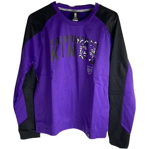 Sacramento Kings Boys Back Court Crew Sweatshirt Youth Size XL 18/20 Cover