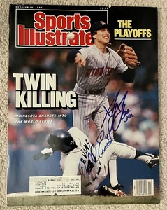 Darrell Evans / Greg Gagne Dual Signed Sports Illustrated - Picture 1 of 1