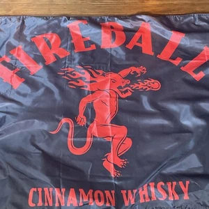Bandera bola de fuego 3x5 pies bandera pancarta canela whisky hombre cueva signo decoración pared nuevo - Imagen 1 de 5
