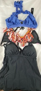 Hula Honey Tankini Rosinen Bikini Oberteil Tank Top Paket XL - Bild 1 von 7