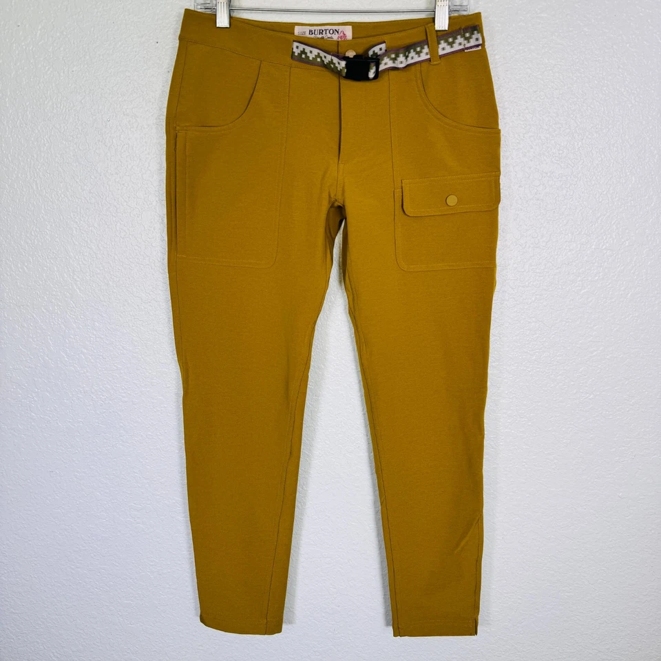Pantalones Burton Chaseview para mujer 25 bolsillos amarillos para senderismo al aire libre pantalones de ocio deportivo Foto 1 de 4