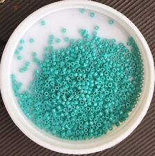 11/0 Miyuki Japanese Seed Beads Delica Opaque Turquoise (db729) 5g