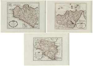 Map "Die Sicilianische Landschaft" (Sicily-Italy) Von Reilly-Busching, 1790 - Picture 1 of 10