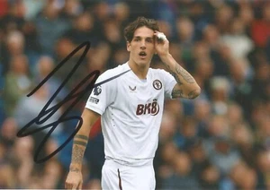 ASTON VILLA & ITALY: NICOLO ZANIOLO SIGNED 6x4 ACTION PHOTO+COA - Picture 1 of 1