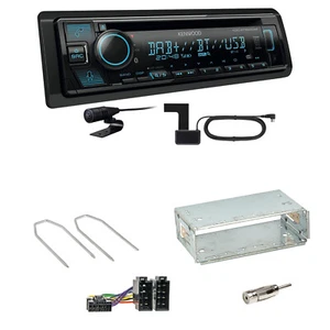 Kenwood KDC-BT560DAB Bluetooth Digitalradio CD Einbauset für Peugeot 206 206 CC - Bild 1 von 1