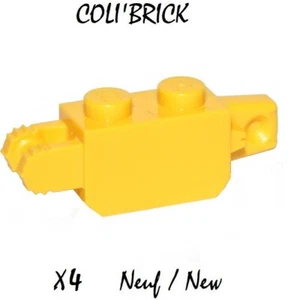 Lego 38893 - 4x Scharniere / Hinge Brick 1x2 - gelb / yellow - NEU - Bild 1 von 1