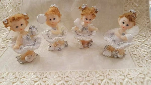 BOMBONIERA BATTESIMO BALLERINE IN RESINA BALLERINA  - Imagen 1 de 1