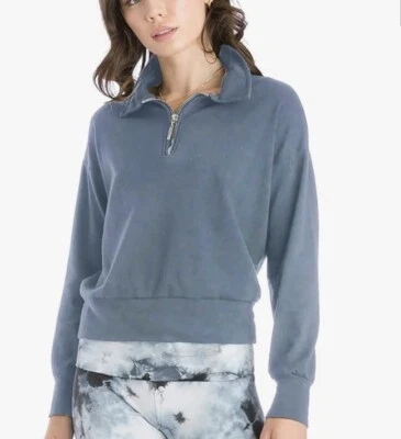 LN 硬尾半拉链长袖钢质女式 XS 长袖 B-173 领 — 第 1/4 张图片