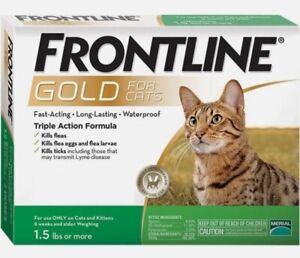 New ListingFrontline Gold For Cats Green 6 Dose