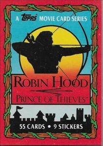 ROBIN HOOD PRINCE OF THIEVES TOPPS TRADING CARDS SET COMPLETO con ADESIVI OTTIME CONDIZIONI - Foto 1 di 1