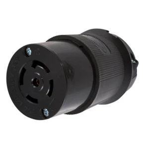 Hubbell HBL2813BK Twist Locking Connector 30A 120/208V 4P 5W L21-30R - Picture 1 of 1