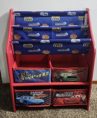 Органайзер для хранения редких автомобилей игрушек книг для детей выдвижные контейнеры Mcqueen  - Изображение 1 из 4