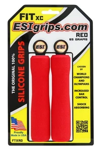 ESI Bar Grips MTB FIT XC Silicone Red One Size - Picture 1 of 1