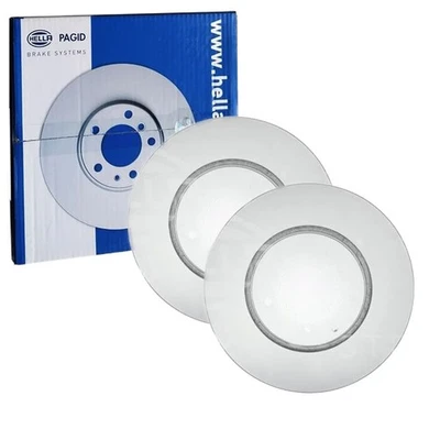 2x HELLA Pagid Dischi Freno Ø297mm Frontale Adatto A per Mazda 6 CX-5 55950PRO - Immagine 1 di 4