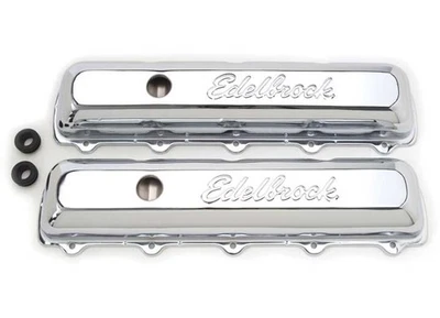 Edelbrock 4485 Signature Series Valve Covers For Oldsmobile 350-455 V8 Chrome Foto 1 de 4
