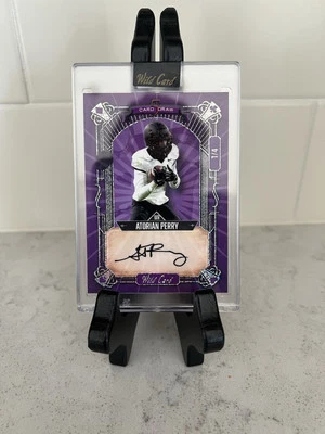 2023 Wild Card 5 Card Draw AT Perry-Autograph-1/4!! - Image 1 of 2