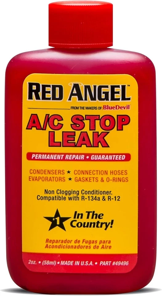 BlueDevil Products Red Angel 49496 A/C Stop Leak - 2 Ounce R-12 or R-134a system - Image 1 of 3