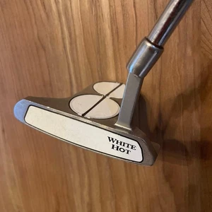 White Hot 2-Ball Blade Putter 33" Steel Shaft Odyssey Rubber Grip Used - Picture 1 of 8
