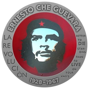 Congo 2023 100 Francs CFA Che Guevara 1 Oz Coin Bernit / Steel Handmade Insert - Bild 1 von 5