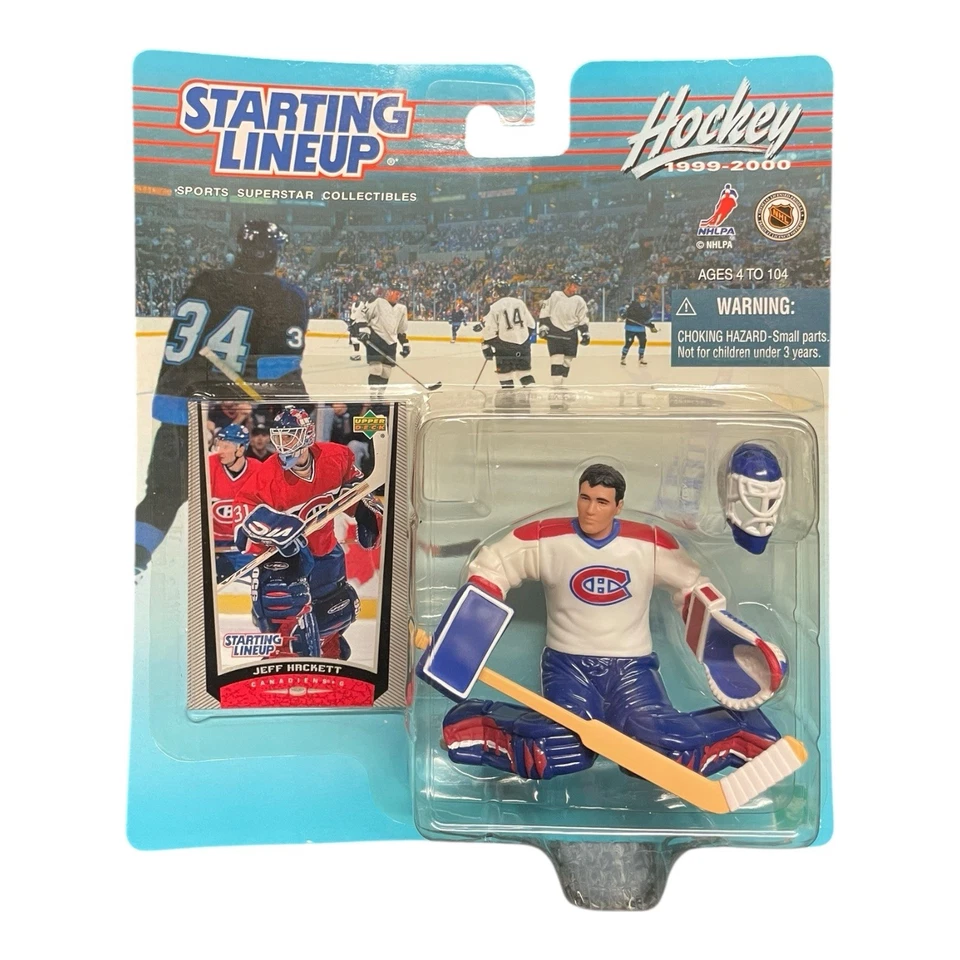 Jeff Hackett Starting Lineup 1999-2000 NHL Hockey Figure - Image 1 of 2