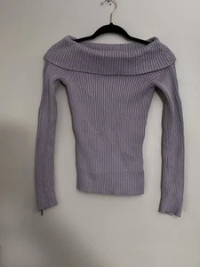 Calvin Klein Jeans Off Shoulder Pullover mit Spitzendetail Damen Medium - Bild 1 von 3