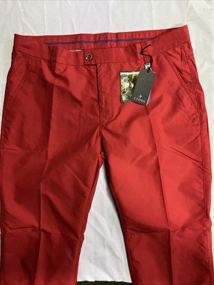 Cross Sportswear H2Off Water Repellent Golf Pants Motor Red Men Size 38 #GE00186 - image 1 of 3