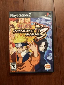 Naruto: Ultimate Ninja 3 (Sony PlayStation 2, PS2 2008) CIB Complete Black Label - Picture 1 of 4