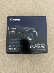 Canon PowerShot SX740 HS Black ๐ธ 20.3MP 40x Zoom 4K Video ๐ Brand New! - Picture 1 of 6