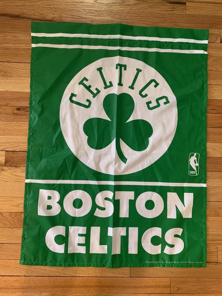 BOSTON CELTICS 27"X36" BANDERA VERDE/BLANCO NUEVO WINCRAFT SPORTS, Foto 1 de 4