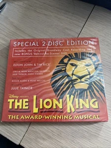 The Lion King - Original Broadway Cast-Special 2 Disc CD & DVD NEW Sealed. 1997 - Picture 1 of 2